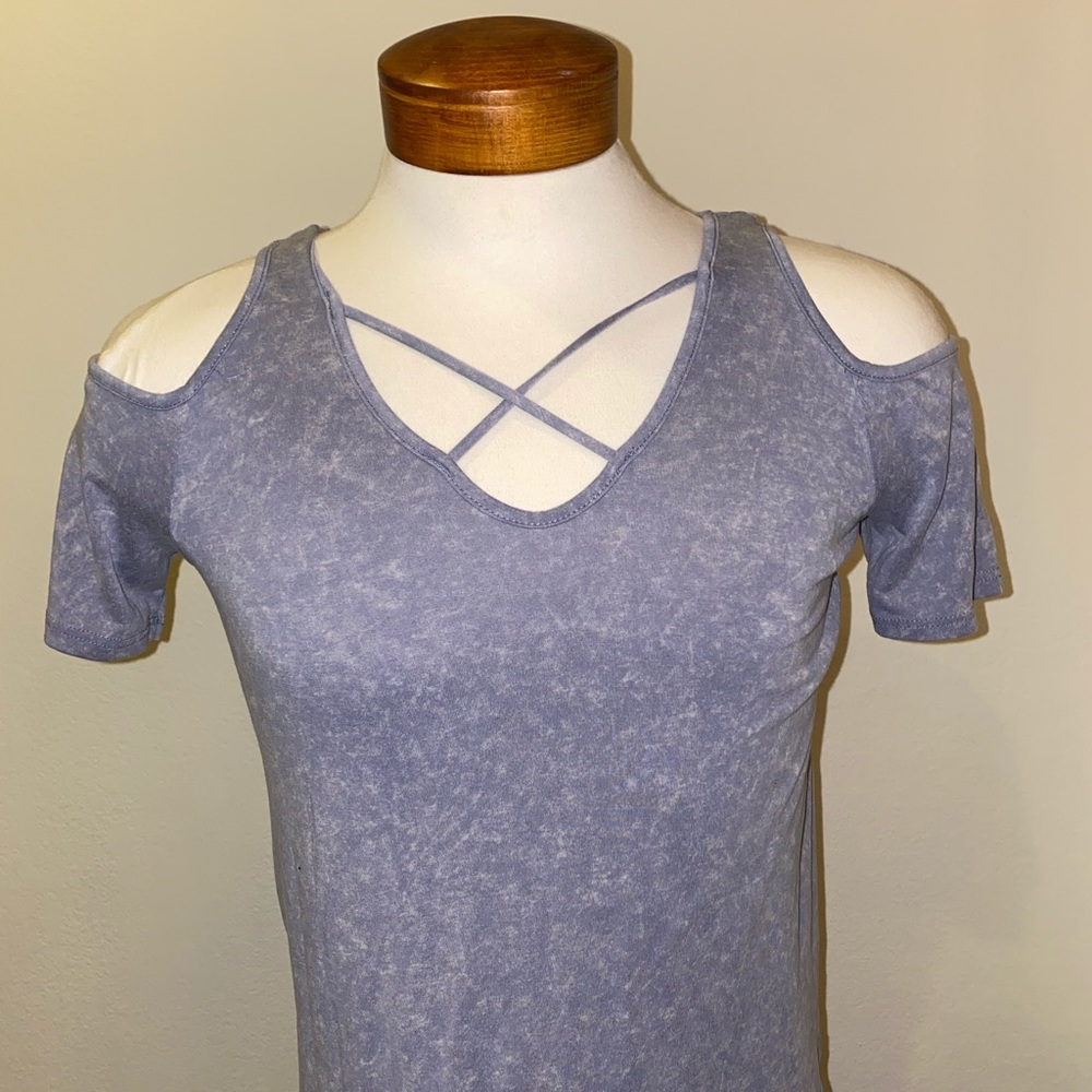 Cold shoulder t-shirt